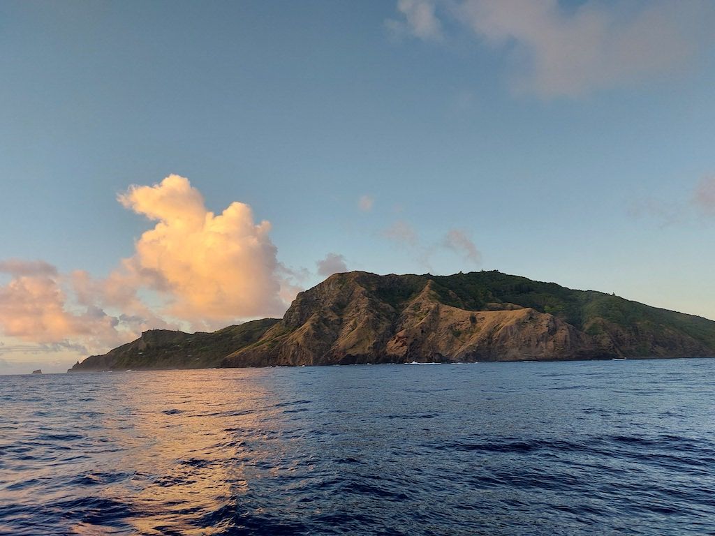 Probably the best view from a porch in the world (Pitcairn island)